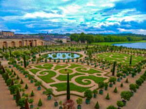 Perfectly symmetrical garden.